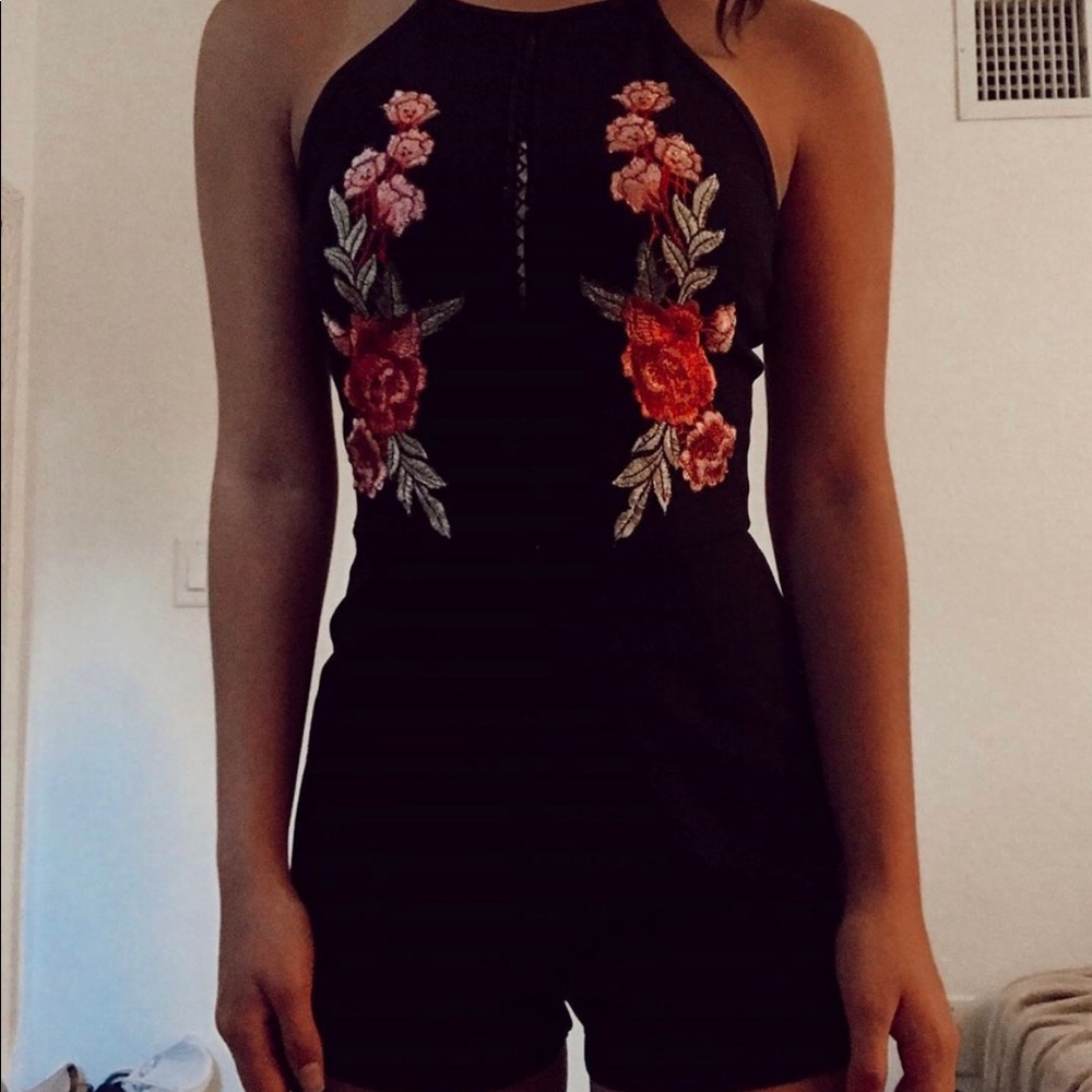 cute flower romper